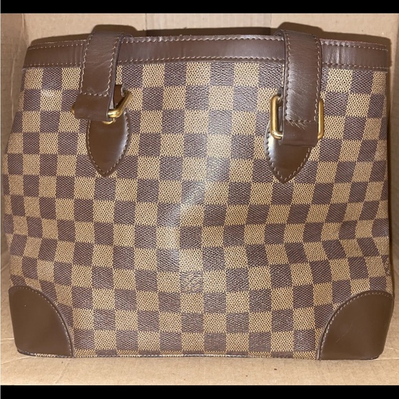 Slightly used Louis Vuitton Damier Hampstead PM Tote bag N51205 Ladies Ebene - Picture 4 of 8